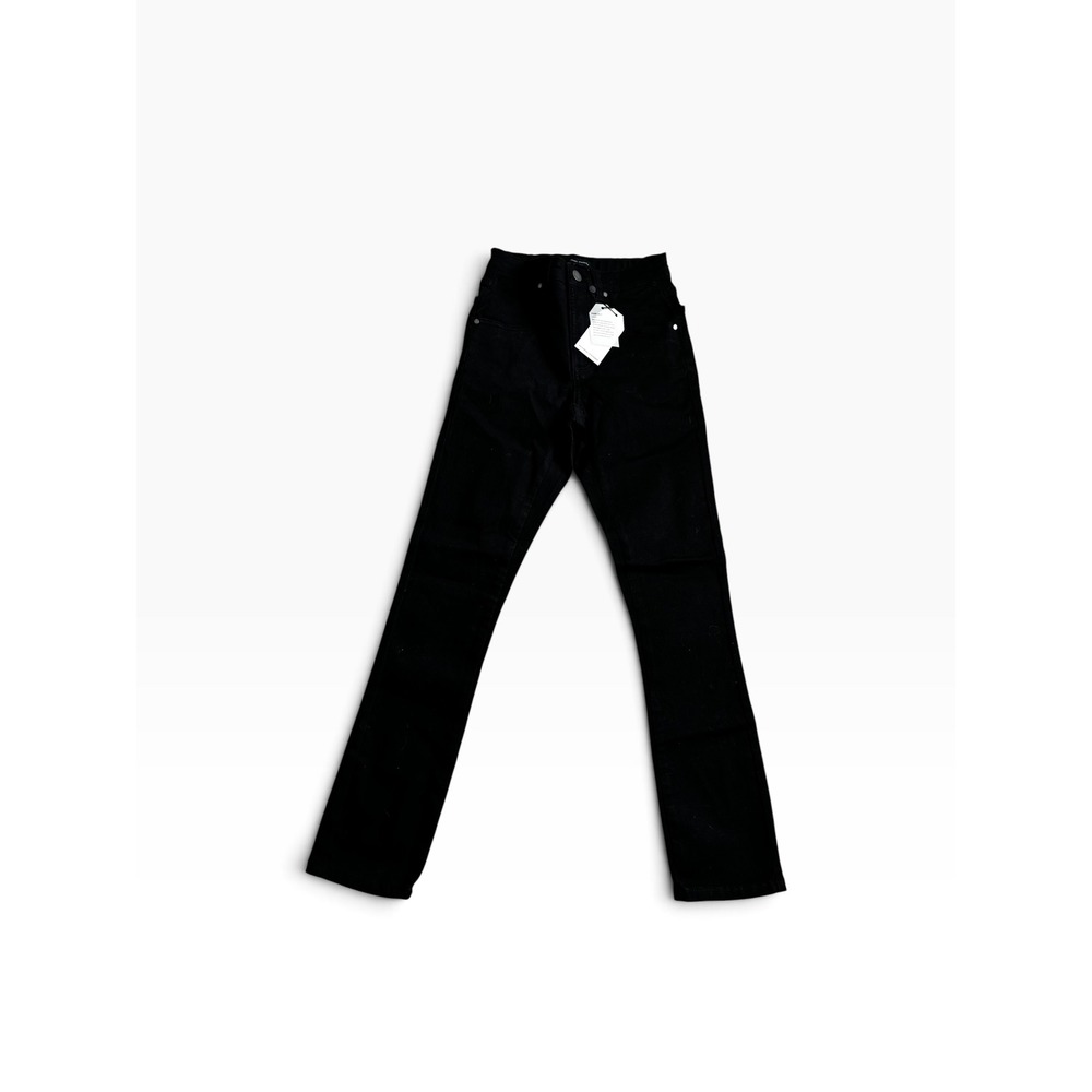NWT Universal Standard Skinny Jeans Size 00 Black High Rise Stretch Denim